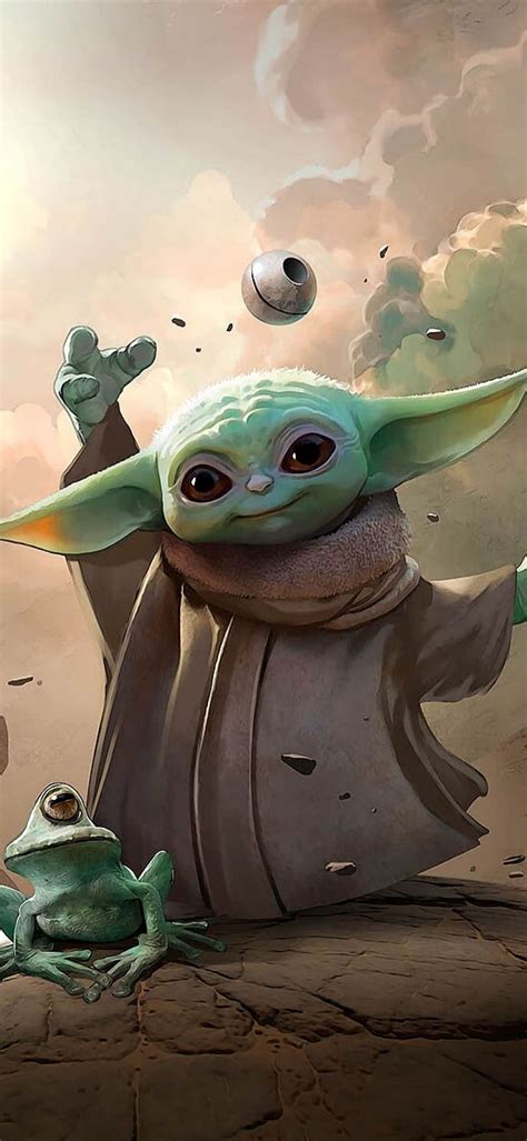 Lindos dibujos de baby yoda fondo de pantalla del teléfono | Pxfuel