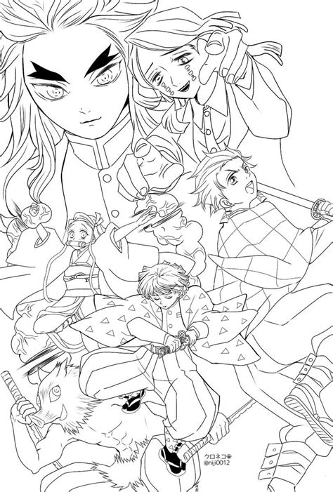 Demon Slayer Mitsuri Coloring Coloring Pages