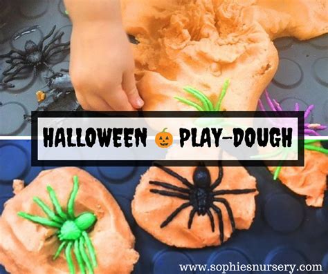 Halloween Play Dough - Sophie's Nursery