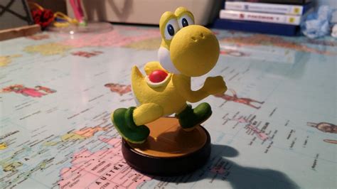 Yellow Yoshi Amiibo by SuperAj3 on DeviantArt