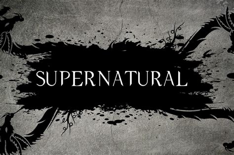 Supernatural Logo Png - Free Transparent PNG Logos