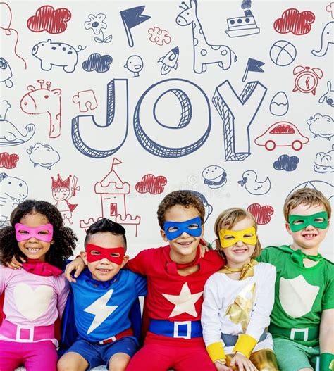 Kids Children Joy Happy Child Concept Stock Photo - Image of group ...