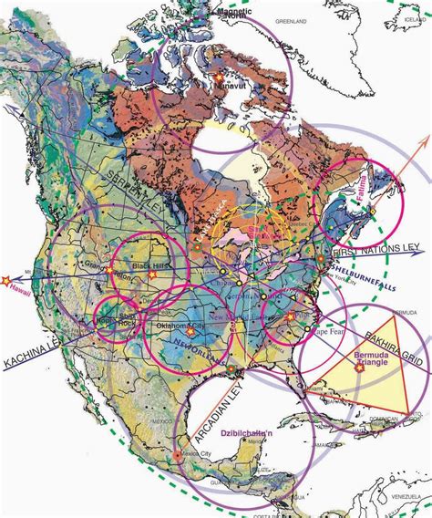 Ley Lines California Map | secretmuseum