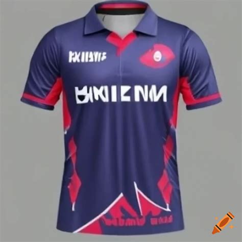 2023 nepal cricket team jersey design on Craiyon