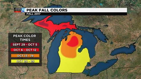 Recent warm temps across Michigan delaying fall colors