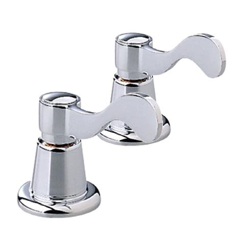 American Standard 2-Pack Chrome Faucet Handles in the Bathroom Sink ...