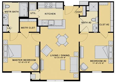 Floor Plans - Linden Woods Village | Floor plans, Apartment plans, How ...