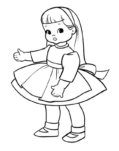 Free Printable Baby Doll Coloring Pages - Coloring Home