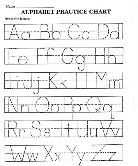 ABC Printable Worksheet for Kindergarten