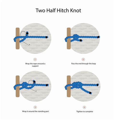 How To Tie Two-Half Hitches