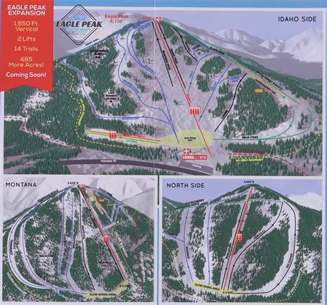 Lookout Pass Ski Area Trail Map