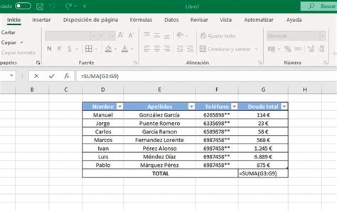 Cómo hacer una hoja de cálculo en Excel con fórmulas