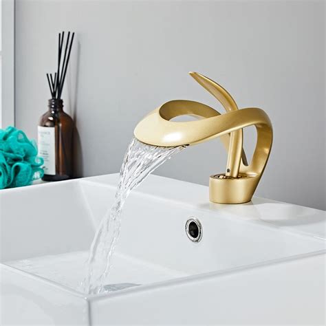 Free Shipping on Modern Elegant Waterfall Bathroom Sink Faucet Single ...