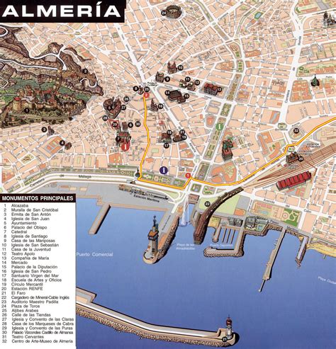 Large Almeria Maps for Free Download and Print | High-Resolution and ...