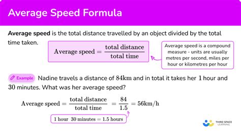 Average Speed Formula - GCSE Maths - Steps & Examples