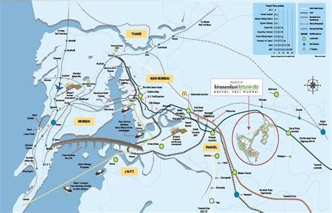 Hiranandani Fortune City Panvel Location Map