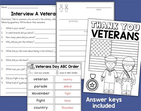 Veterans Day Activities and Worksheets | Made By Teachers