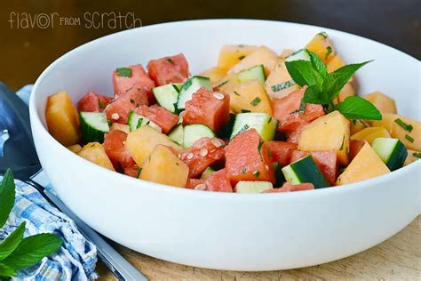 Melon and Cucumber Salad | Flavor From Scratch