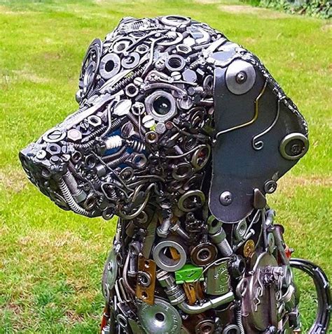 Artist Turns Nuts, Bolts, and Scrap Metal Into Life-Size Animal ...