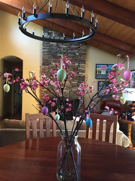 Easter center piece - amazing what $1 Target Easter eggs can do ...