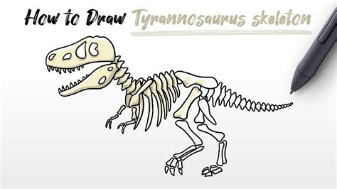 Dinosaur Fossils Drawing