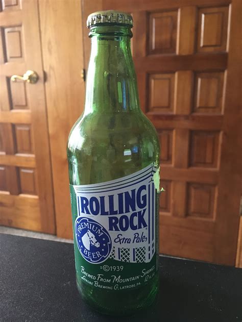 Rolling Rock SEALED Beer Bottle Latrobe Pa 12oz Green Glass - Etsy