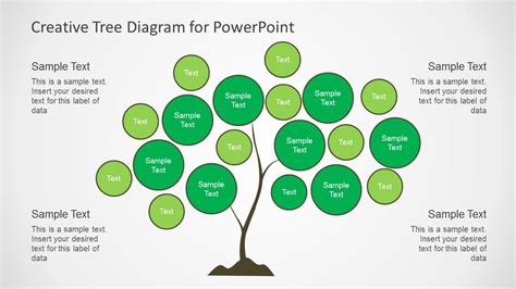 Creative Tree Chart Diagram Slide Design for PowerPoint - SlideModel