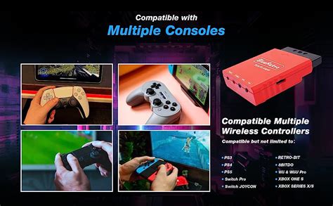 Amazon.com: BITFUNX RetroScaler PS2/PS1 Wireless Controller Adapter ...