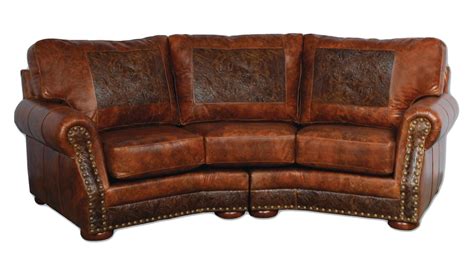 Cameron Ranch Conversaton Sofa Antiquity Ember & Cosmopolitian Tooled ...