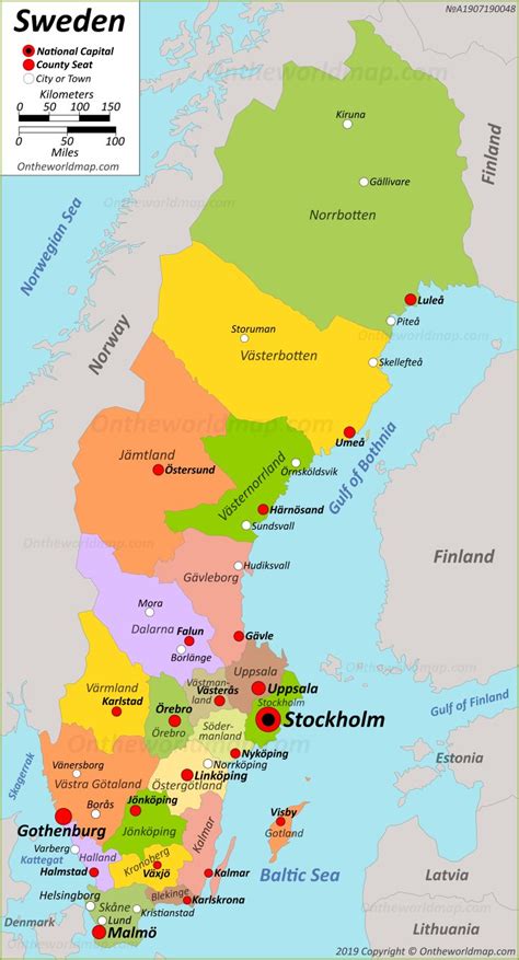 Sweden Maps | Maps of Sweden