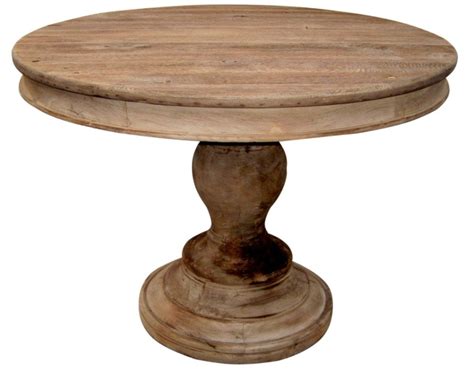 Hermosa Round Dining Table | Round wood dining table, Round pedestal ...