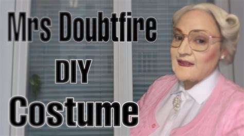 Mrs. Doubtfire costume and makeup tutorial. This is Cal O'Ween! - YouTube