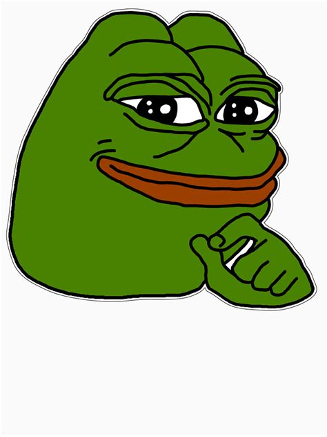 Meme Green Frog Smug Pepe Vinyl Sticker - AG Design