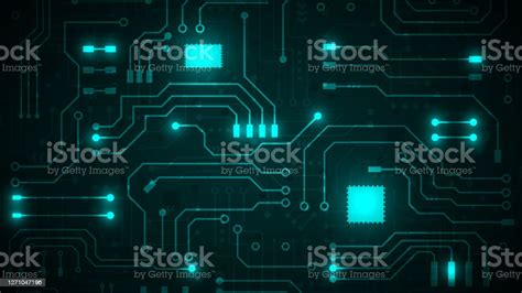 Circuit Technology Background Stock Illustration - Download Image Now ...