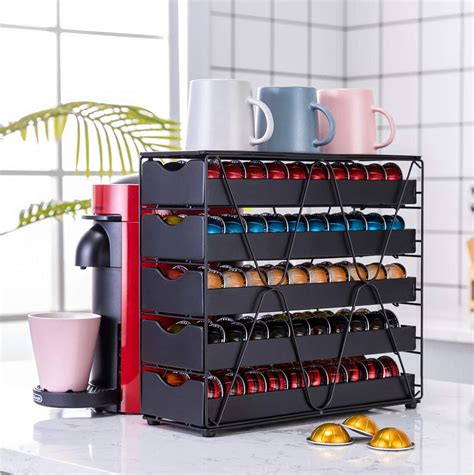 4 Tier Coffee Pod Holder Drawer for Pod Storage Organizer 80 - Etsy