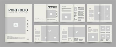 Architecture portfolio layout Design. 27829530 Vector Art at Vecteezy