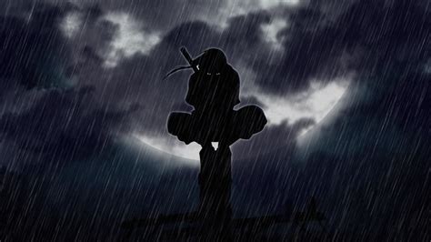 'Uchiha Itachi In The Rain' Gif (live wallpaper) by me : r/Naruto