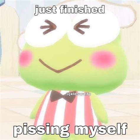 keroppi reaction pic .｡*♡ | Cute memes, Mood pics, Hello kitty art