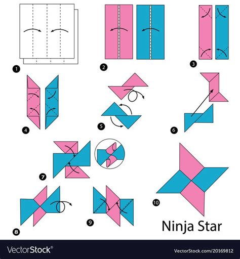 How To Make Origami Ninja Star | Origami easy, Origami ninja star step ...