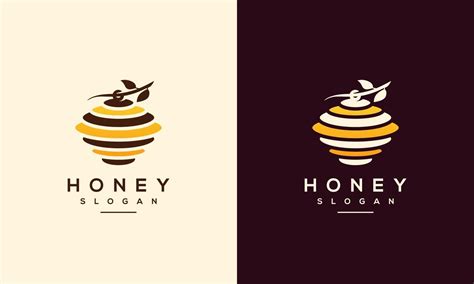 Hive logo template design vector. Honey design concept, creative ...