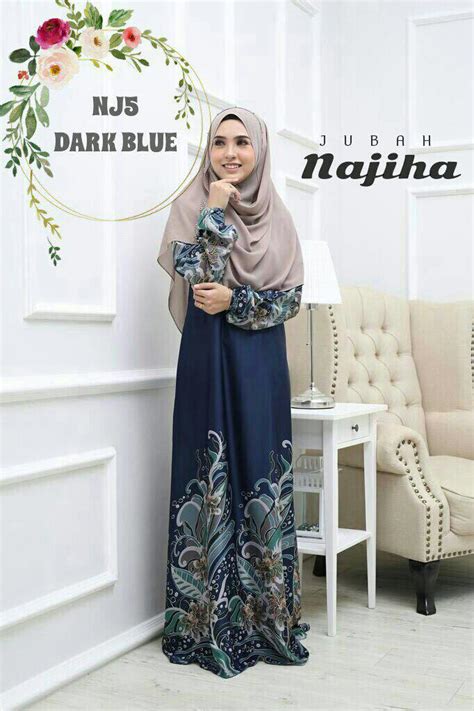 Jubah Najiha, Women's Fashion, Muslimah Fashion, Dresses on Carousell