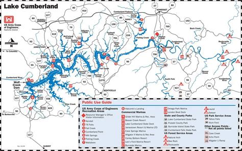 Lake Cumberland State Park Map