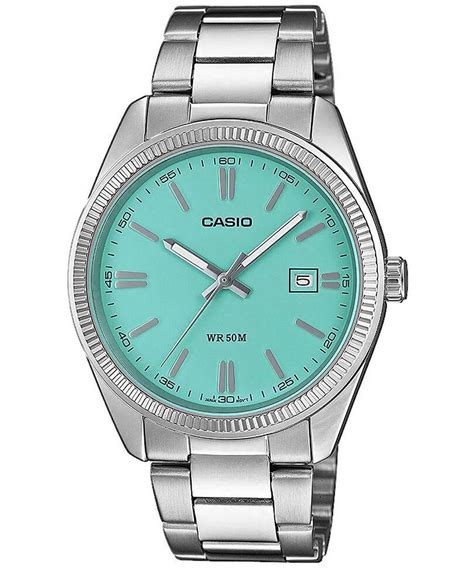 Casio MTP-1302PD-2A2VEF - "Tiffany"-Dial Watch • Watchard.com