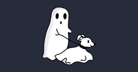 Cartoon Ghost Walking Ghost Dog - Cute Ghost Halloween - Tank Top ...