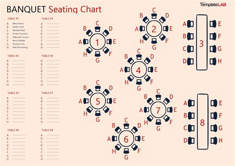 Seating Chart Template