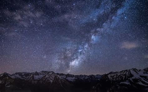 600x1024 resolution | brown mountain, stars, night, landscape, starry ...