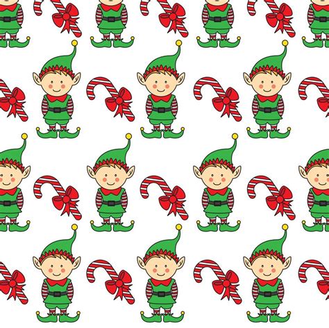 Download Candy Canes With Christmas Elf Wallpaper | Wallpapers.com