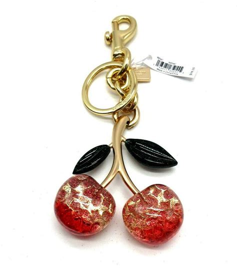 COACH Signature Cherry Keychain Purse Handbag Bag Charm NWT $98 | eBay ...