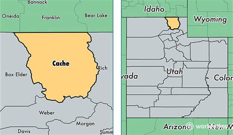 Cache County, Utah / Map of Cache County, UT / Where is Cache County?