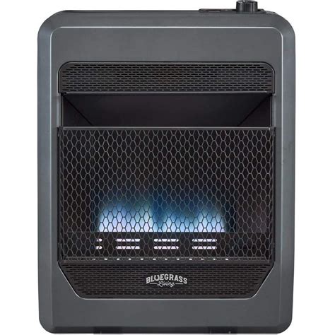 Bluegrass Living Propane Gas Vent Free Blue Flame Gas Space Heater With ...